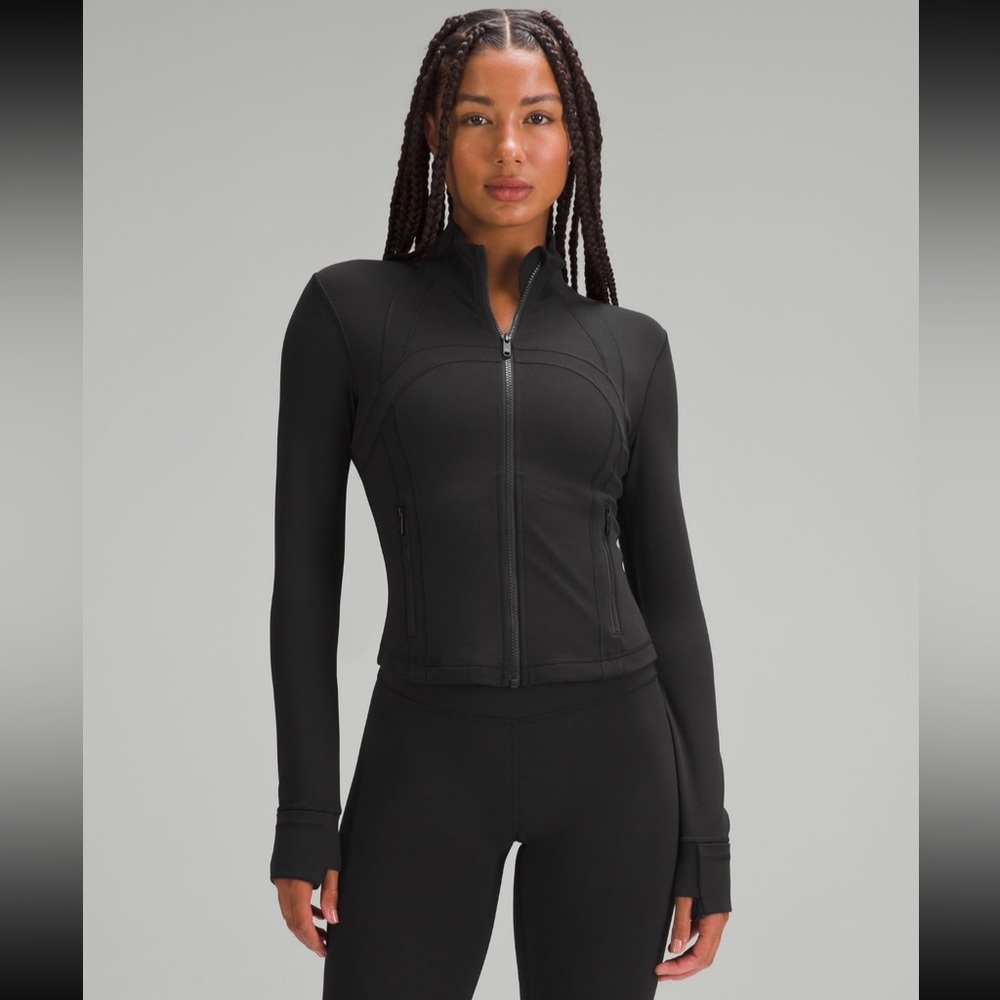 Lululemon cropped define jacket black size 4